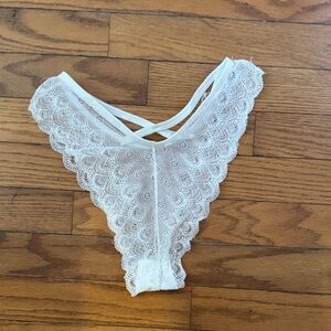 Victoria's Secret White Lace Panties